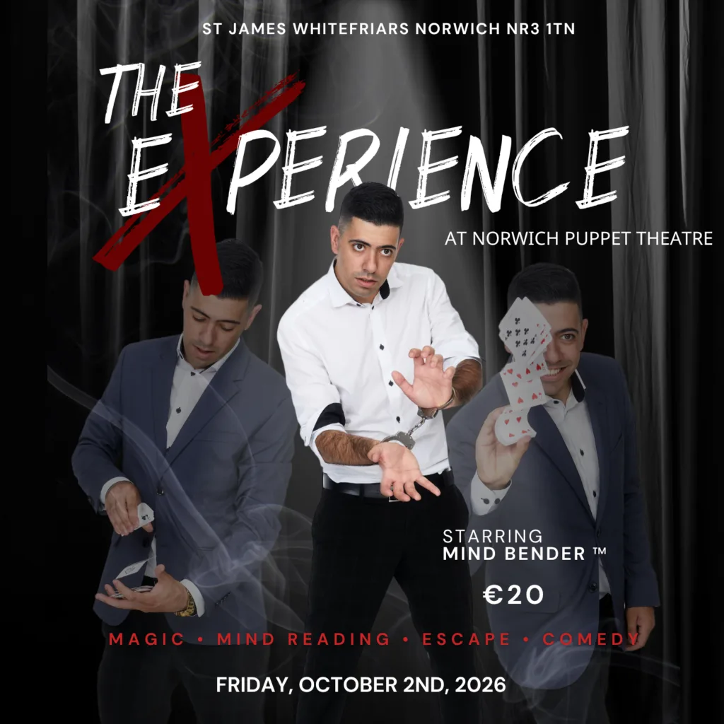 Mind Bender - The Experience - Magic, Mind Reading, Escape, Comedy