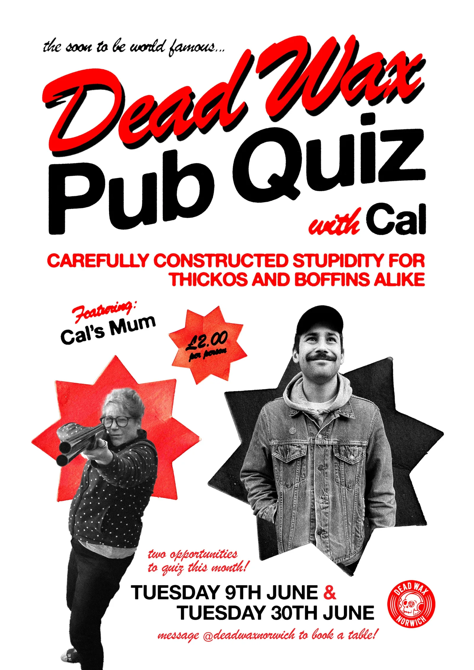 PUB QUIZ FEATURING CAL & HIS MUM
